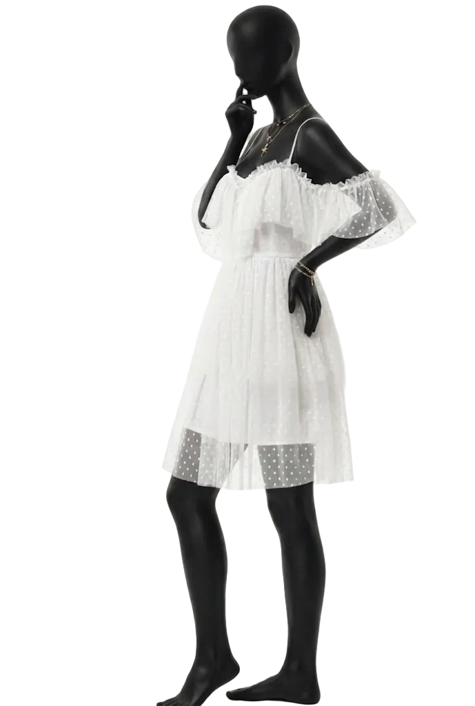 white dobby mesh dress ASOS EDITION Jessica embroidered dobby mesh wedding dress, Ivory